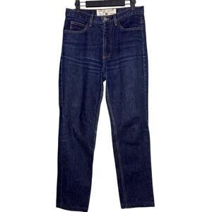 Guess Vintage Original Fit Classic Narrow Leg High Rise Denim Jean 29 Dark Wash